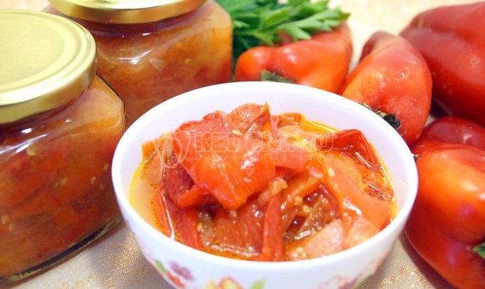 Лечо из болгарского перца на зиму «Как у мамы»