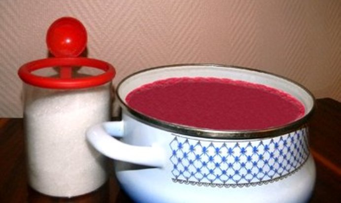 Клюквенный сироп на зиму