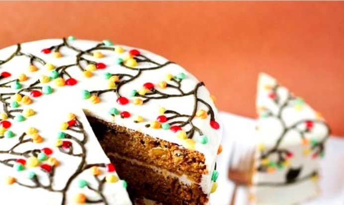 Вкусный торт с орехами