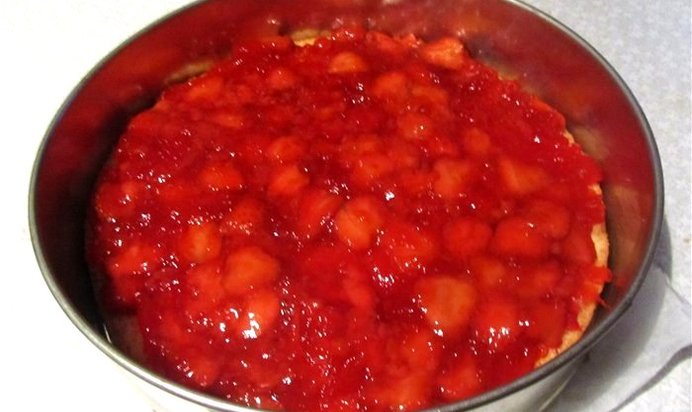 Клубничная начинка дла торта