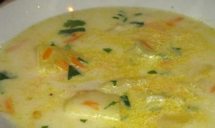 Сырный суп с картошкой