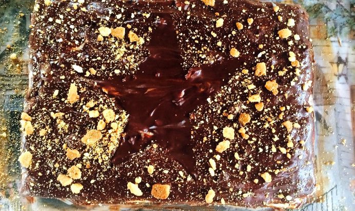 Песочный торт со сгущенным молком