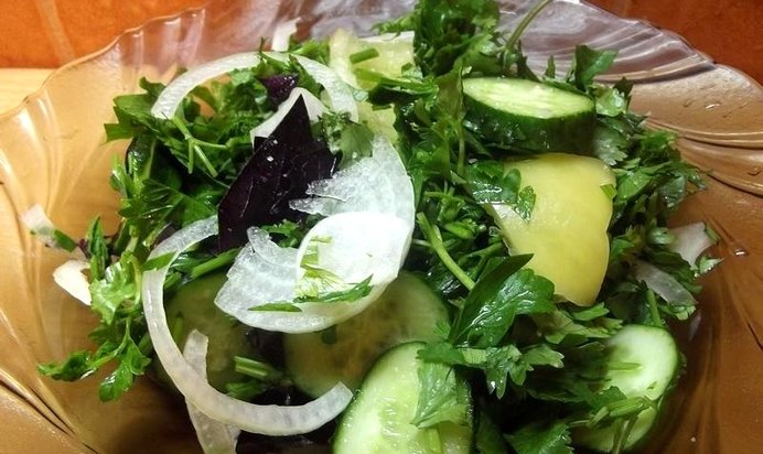 Гипоаллергенный салат