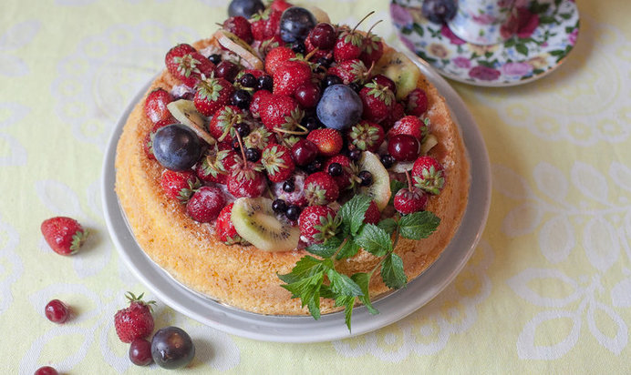 Мандариновый пирог