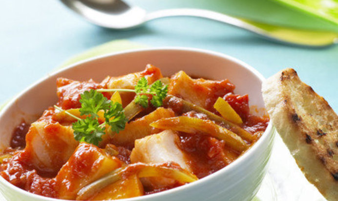 Гуляш по-средиземноморски в мультиварке