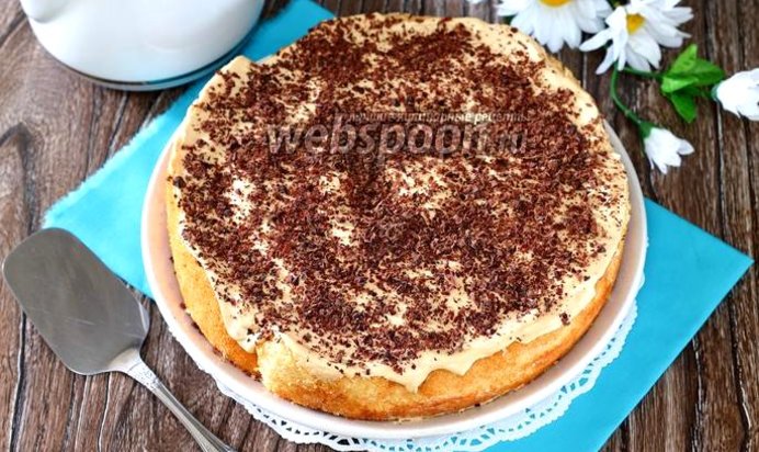 Торт «Нежность» с крем-брюле