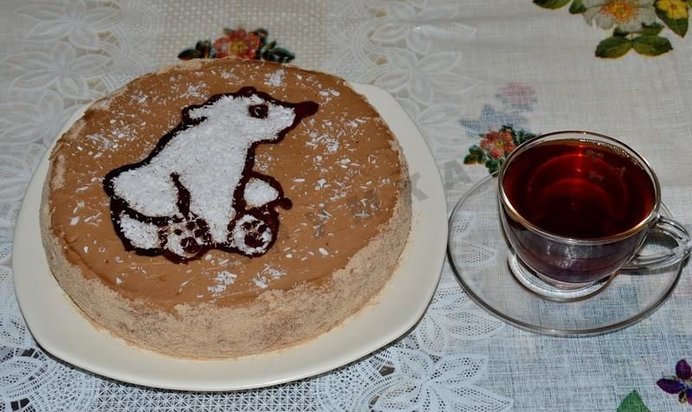 Торт Мишка на севере