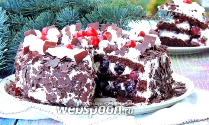 Торт вишнёвый или шварцвэлдер киршторте