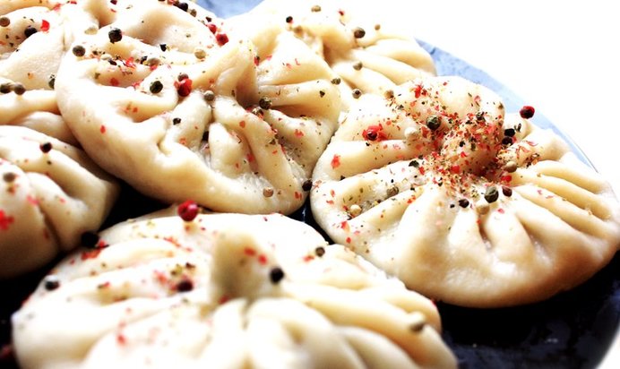 Хинкали с бараниной