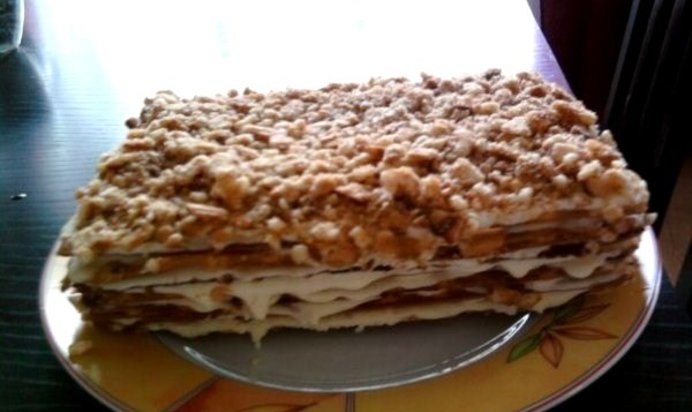 Торт вафельный