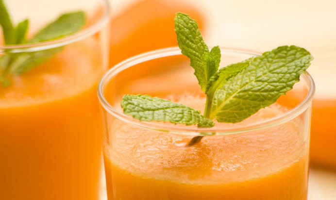 Морковный сок со сливками