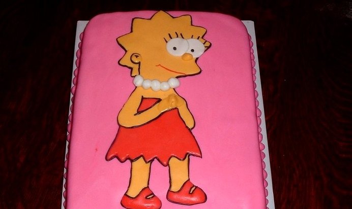 Торт Лиза Симпсон