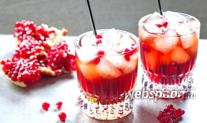 Коктейли с гранатовым соком