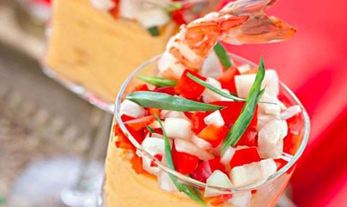 Коктейль из креветок с тархуном