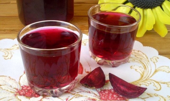 Квас из свеклы без дрожжей