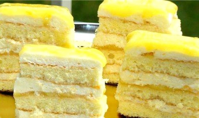 Торт лимонный
