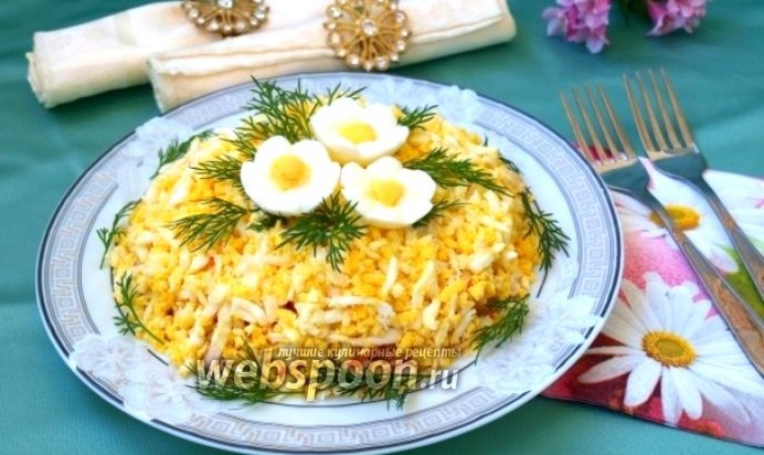 Салат с курицей и корейской морковью