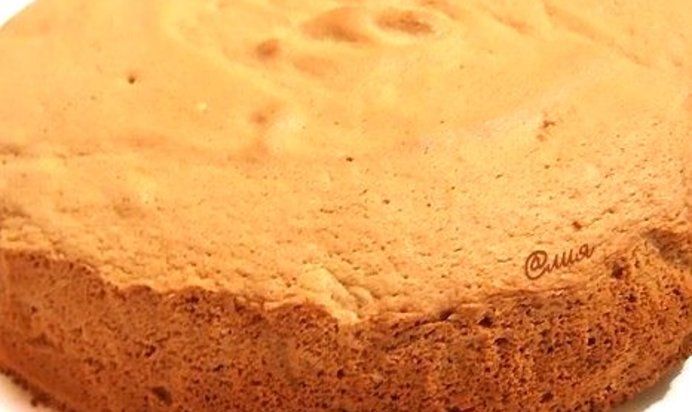 Бисквит из киселя