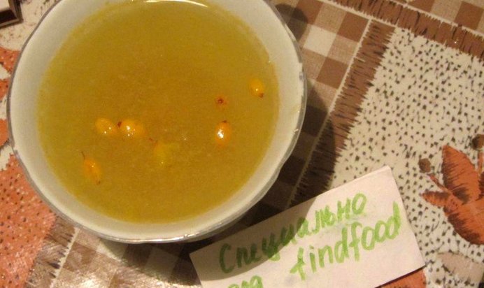 Лечебный облепиховый напиток