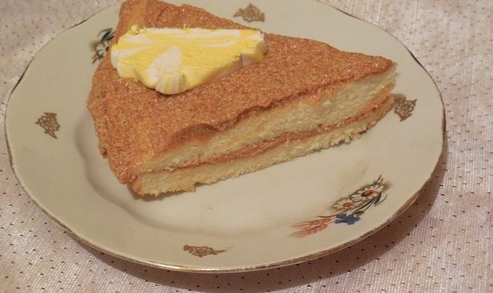 Простой бисквита для торта