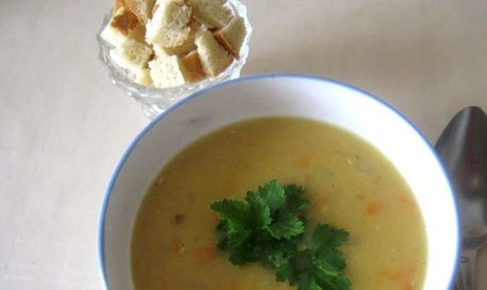 Гороховый суп с ребрами