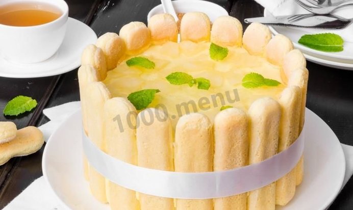 Торт с ананасами