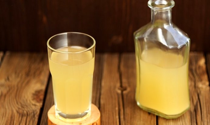 Квас из муки без дрожжей