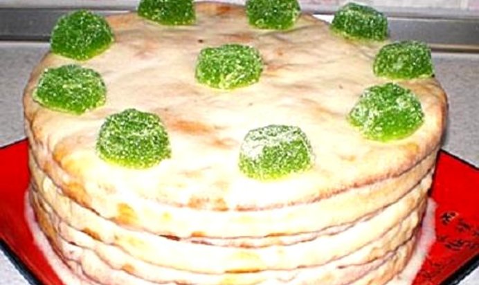Торт творожный Наполеон