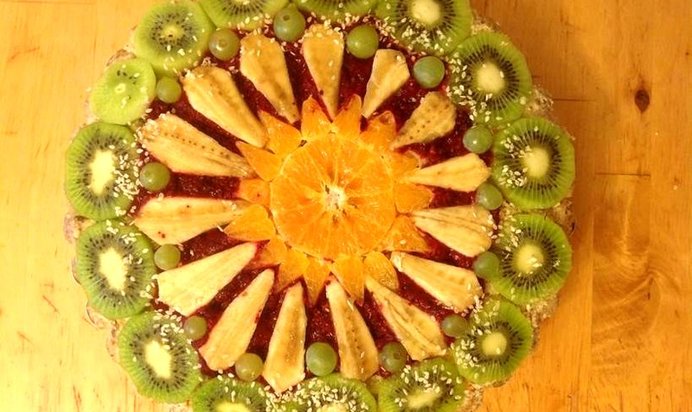 Торт фруктово-ореховый