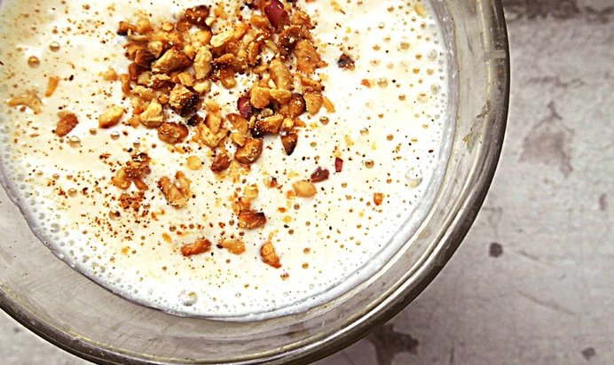 Протеиновый коктейль с арахисовым маслом