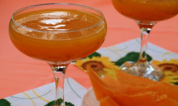 Тыквенный кисель с курагой