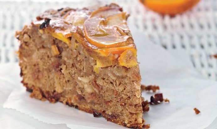 Торт с хурмой и коньяком