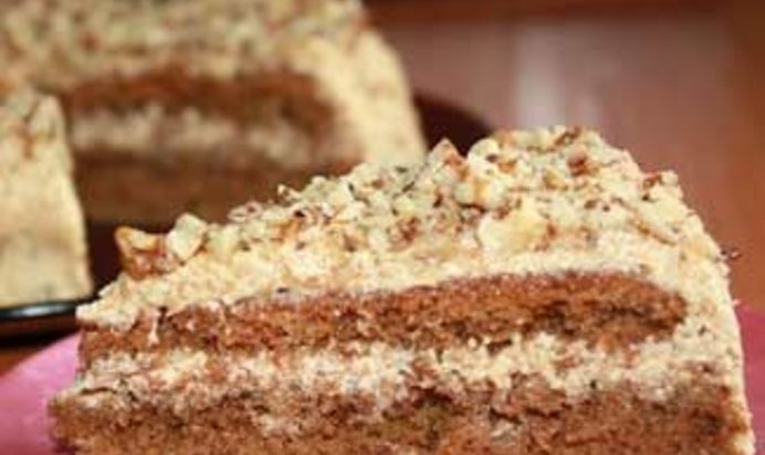 Кофейно-ореховый торт Идеал