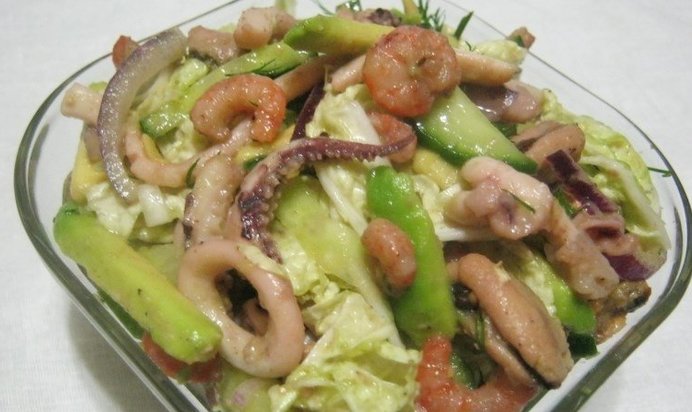 Салат Якудза