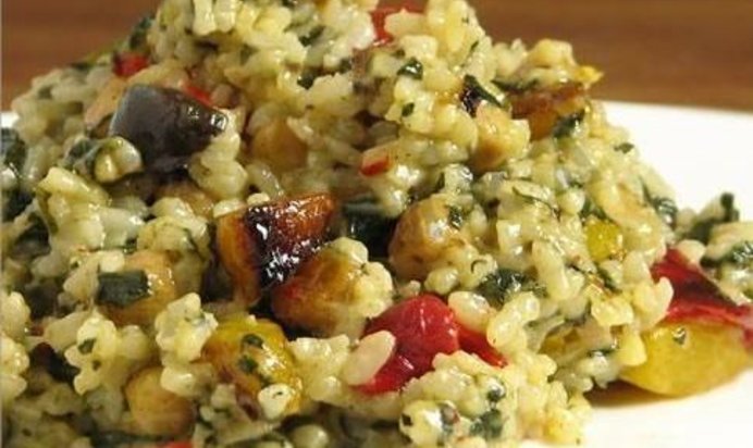 Ком ранг чай – рис с овощами