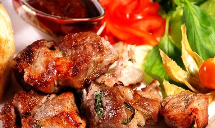 Свиной шашлык в мультиварке