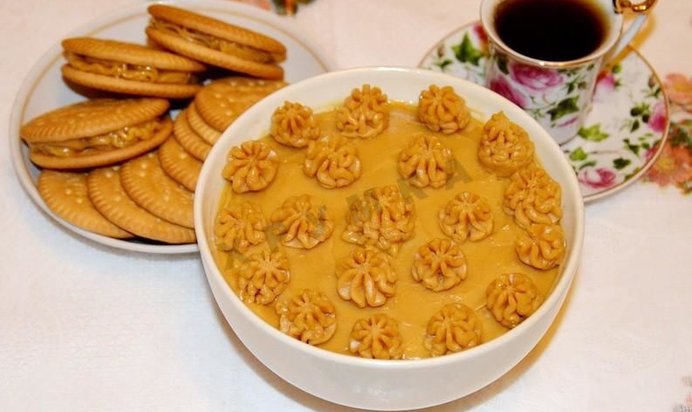 Карамельный крем для торта