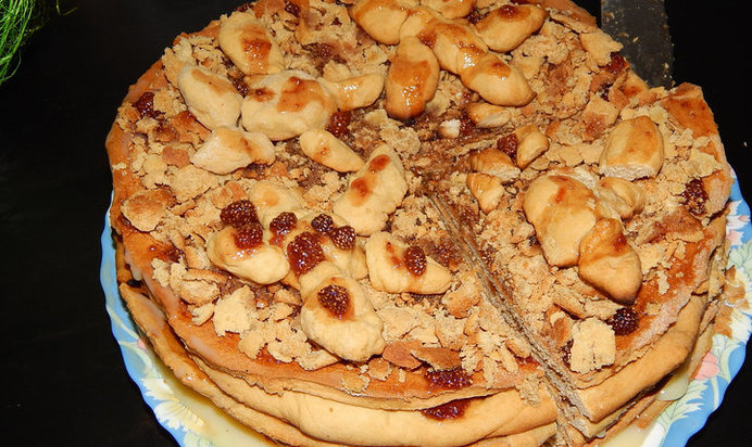 Торт «Черепашки на пляже»