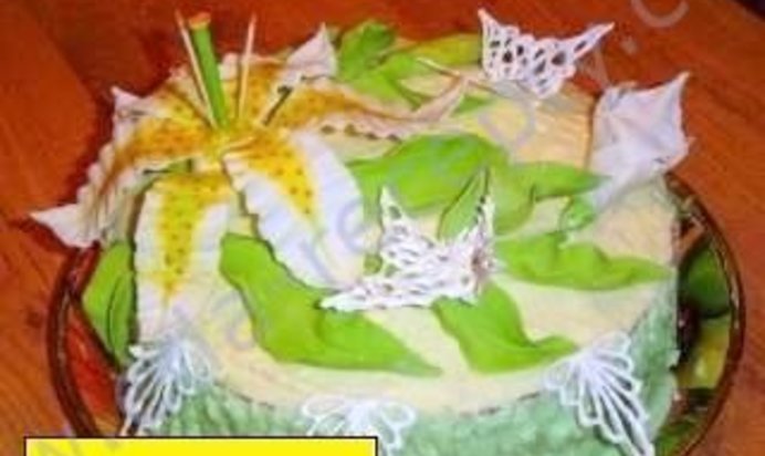 Торт Дамский каприз с маком и орехами