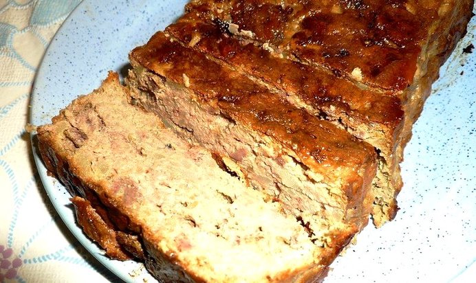 Запеканка из печени и картофеля