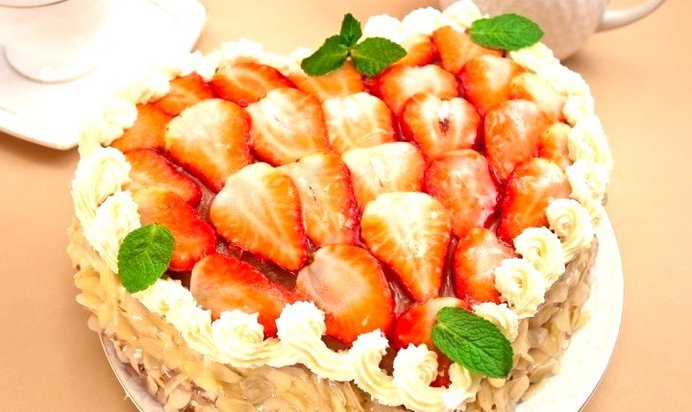 Торт На день влюбленных