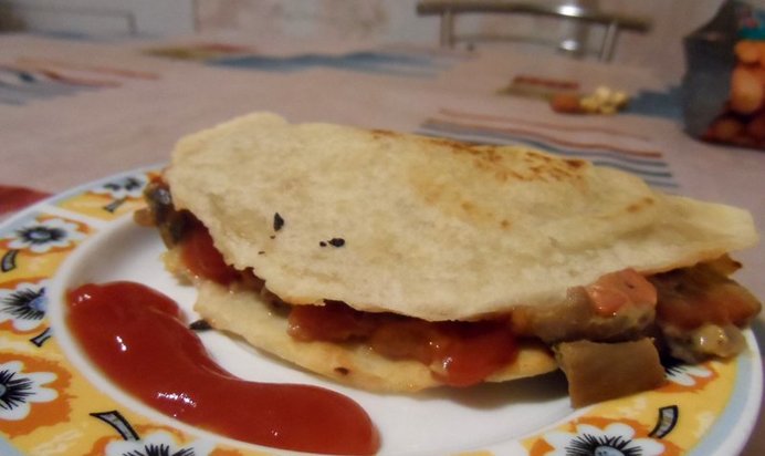 Тортилья с грибами