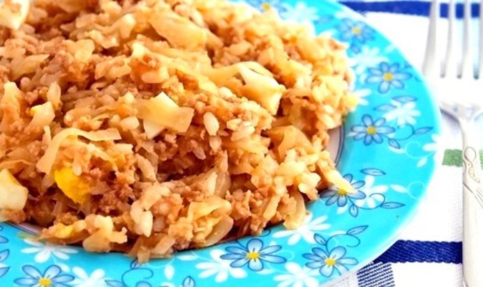 Ленивые голубцы для детей