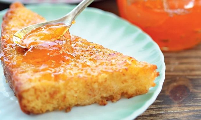 Сладкие гренки с джемом