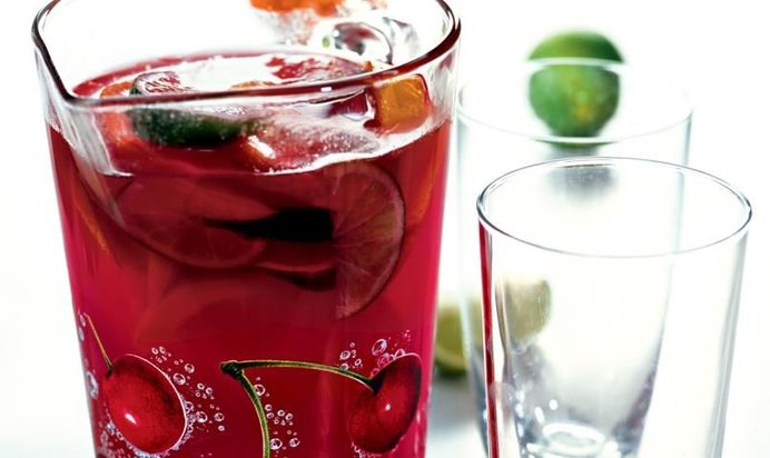 Клюквенно-апельсиновый пунш