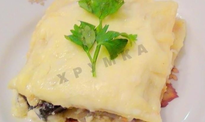 Овощная вегетарианская лазанья с кабачками