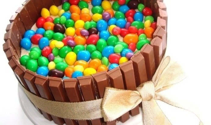 Бисквитный торт с апельсиновым суфле