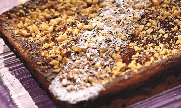 Шоколадно-трюфельный торт