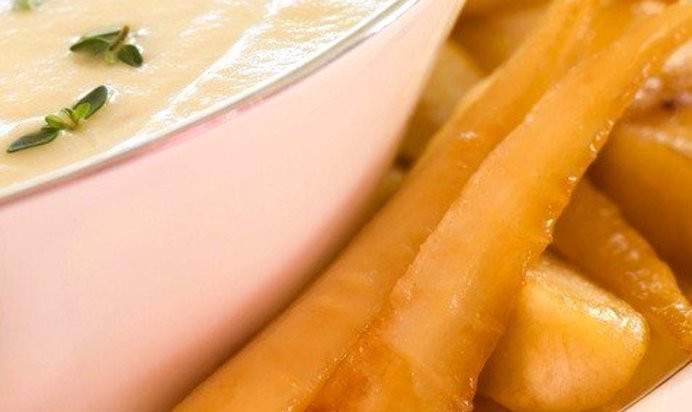 Пастернак в глазури из кленового сиропа