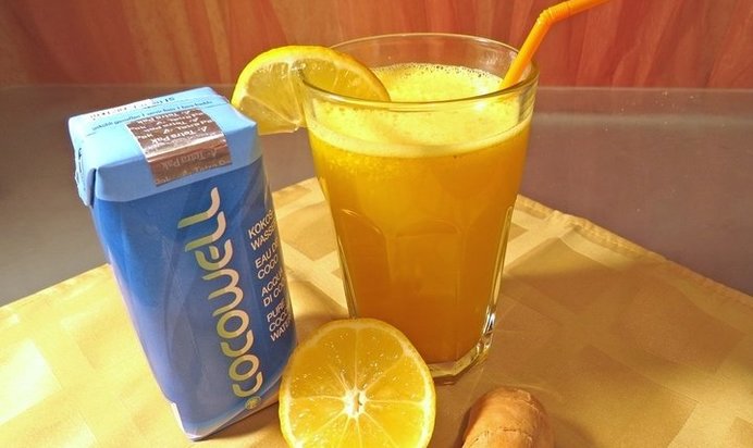 Имбирный тоник на кокосовой воде